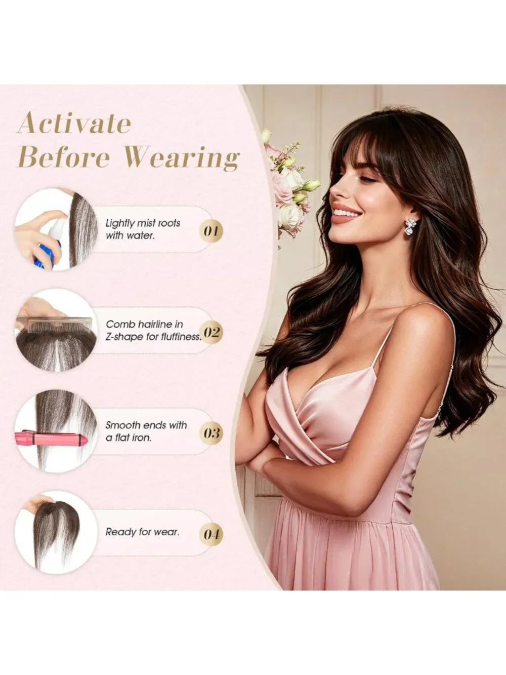 Seamless Clip-In Bangs for Natural Look, 10